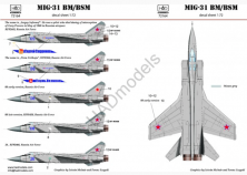 1/72 Mikoyan MiG-31BM/MiG-31BSM