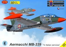 KP 1/72 Aermacchi MB-339 Services Italiens 3 camouflages