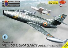 KP 1/72 MD-450 Ouragan/Toofani Indian AF