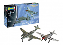 Revell 1/72 Set Combattimento Me-262 & P-51B Mustang