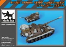 1/35 British 155mm AS 90 accessories set (TRUMP)