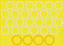 M-4 Sherman wheel mask  1/48  (HBS)