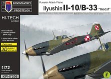 1/72 Ilyushin IL-10/B-33 Beast HI-TECH