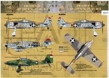 1/48 Decal Me Bf 109 G-6, Ju-87 D-5, Fw-190 F-8