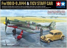 1/48 Focke-Wulf Fw190 D-9 JV44 & Citron Traction 11CV Staff Car