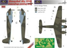 1/72 Mask Henschel Hs 129B Camouflage painting