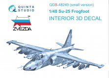 1/48 Su-25 3D-Print & colored Interior SMALL