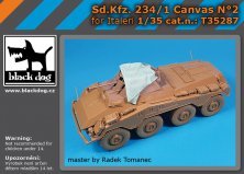1/35 Sd.Kfz.234/1 Puma Canvas N2 for Italeri