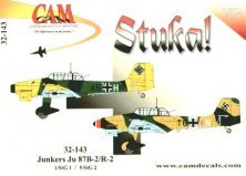 Cam Decals Junkers Ju-87B/R2 Stuka 1/32 Nordafrika