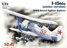 ICM 1/72 Polikarpov I-15bis Soviet Aircraft with Skis