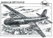 Planet 1/72 Junkers Ju-287V-3 A-1 Modello Aereo