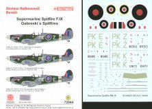 Techmod Decalcomanie Spitfire Mk.IX Gabreski 1/72