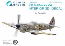 1/32 Supermarine Spitfire Mk.XVI 3D-Printed & coloured Interior