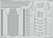 1/32 SET TBD-1 landing flaps for Trumpeter