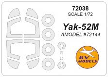 1/72 Yakovlev Yak-52M + wheels masks