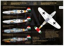 1/72 Decal Bf 109 F-4/b (yellow 17, yellow 7)