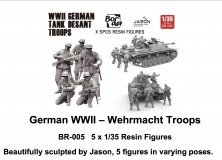 1/35 5 x Wehrmacht troops WWII