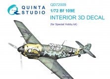 1/72 Bf 109E 3D-Print & color Interior