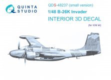 1/48 B-26K 3D-Print & color Interior SMALL