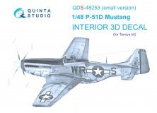 1/48 P-51D 3D-Printed & color Interior SMALL