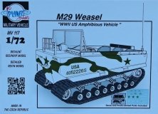 1/72 M29 Weasel US Amphibious Vehicle WWII