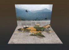 1/144 Scale South East Asia Airfield set with Backdrop