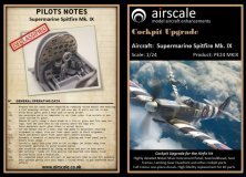 1/24 Supermarine Spitfire Mk.lXc Cockpit upgrade set
