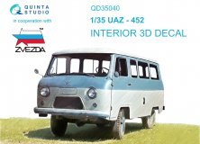 1/35 UAZ-452 3D-Print & color Interior