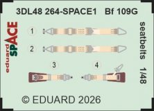 1/48 Bf 109G seatbelts