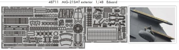 1/48 MiG-21SMT exterior (EDU)