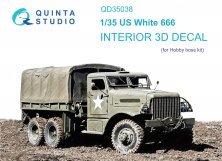 1/35 US White 666 3D-Print & color Interior