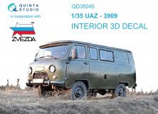 1/35 UAZ-3909 3D-Print & color interior
