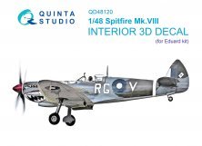 1/48 Spitfire Mk.VIII 3D-Print & color Interior