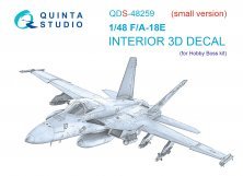 1/48 F/A-18E 3D-Printed & color Interior SMALL