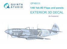 1/48 Yak-9D Exterior set