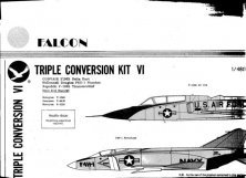 Falcon 1/48 F-106B Delta Dart, F-105B, F4H-1 vacform