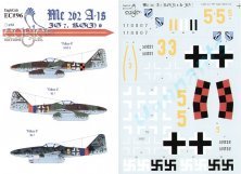 Eagle Cal D�cals Me-262A-1 1/32 III/JG7 KGJ 6/7