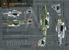 1/32 Decal Me 262 A-1 (Luftw. black L, white 17)