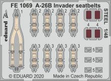 1/48 A-26B Invader seatbelts STEEL