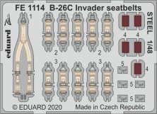 1/48 B-26C Invader seatbelts STEEL