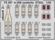 1/48 A-26B seatbelts STEEL