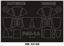 1/32 Vought F4U-1A Corsair (outside-inside) (for Tamiya)