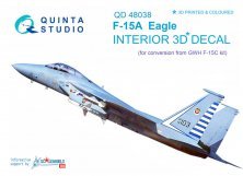 1/48 F-15A 3D-Printed & colour Interior