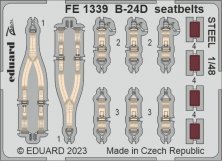 1/48 B-24D seatbelts STEEL