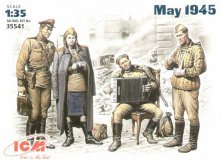 ICM 1/35 Soldats Sovi�tiques au Repos - Set 4 Figurines
