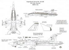 Superscale F/A-18+ Hornet 1/32 VMFA-134 162401