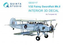 1/32 Fairey Swordfish Mk.II 3D-Printed & color Interior