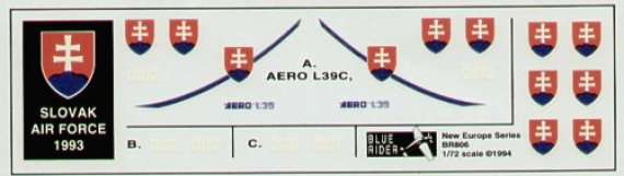 Blue Rider 1/72 Aero L-39 Albatros Slowakische Luftwaffe