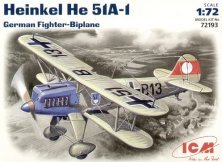 ICM 1/72 Heinkel He-51A-1 Maquette Avion ICM 1/72 Heinkel He-51A-1 Maquette Avion