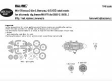 1/48 Mikoyan MIG-17F Lim-5,Shenyang J-5 Basic kabuki masks